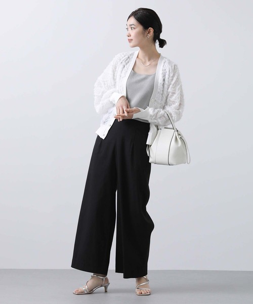 CLOCHE（クロシェ）の「スクエアニットタンクトップ（タンクトップ・レディース・グリーン/トップグレー・FREE）」の11枚目の写真