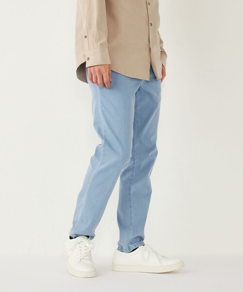SHIPS Colors（シップス カラーズ）の「SHIPS Colors:ストレッチ デニム イージー パンツ◇（デニムパンツ・メンズ・ネイビー/ブラック/グレー/ブルー・SMALL/MEDIUM/LARGE/X-LARGE）」の4枚目の写真