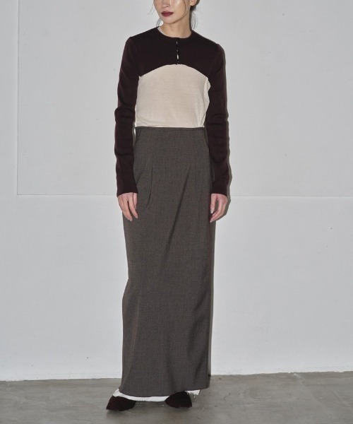 TODAYFUL（トゥデイフル）の「TODAYFUL Cutoff Pencil Skirt カット