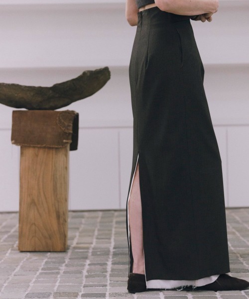 TODAYFUL（トゥデイフル）の「TODAYFUL Cutoff Pencil Skirt カット