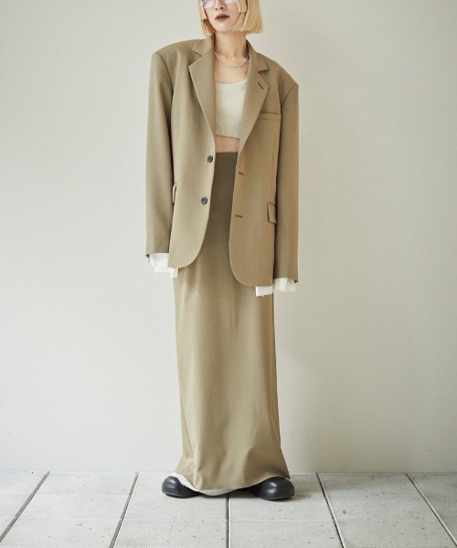 TODAYFUL（トゥデイフル）の「TODAYFUL Cutoff Pencil Skirt カット