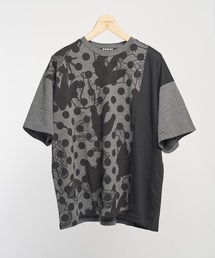 ドット＆ダイナソーP天竺　切替ワイドＴ