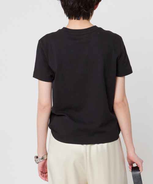 Calvin Klein（カルバン・クライン）の「【Calvin Klein / カルバン クライン】Compact CK embroidery T-sh（Tシャツ/カットソー・レディース・ホワイト/ブラック・FREE）」の22枚目の写真