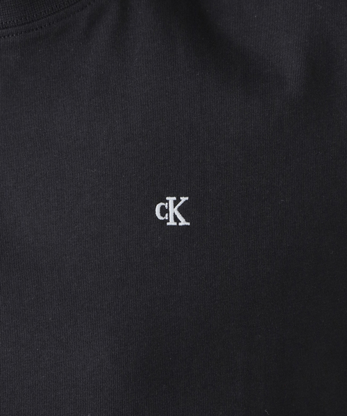 Calvin Klein（カルバン・クライン）の「【Calvin Klein / カルバン クライン】Compact CK embroidery T-sh（Tシャツ/カットソー・レディース・ホワイト/ブラック・FREE）」の12枚目の写真