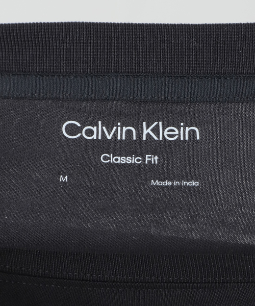 Calvin Klein（カルバン・クライン）の「【Calvin Klein / カルバン クライン】Compact CK embroidery T-sh（Tシャツ/カットソー・レディース・ホワイト/ブラック・FREE）」の9枚目の写真