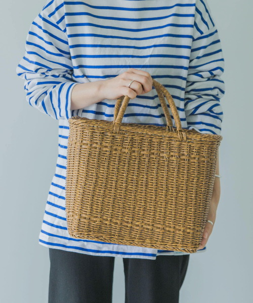 URBAN RESEARCH DOORS(アーバンリサーチドアーズ)の「UTILE ピクニッククーラーバッグ L(かごバッグ・レディース・ナチュラル・LARGE)」の11枚目の写真