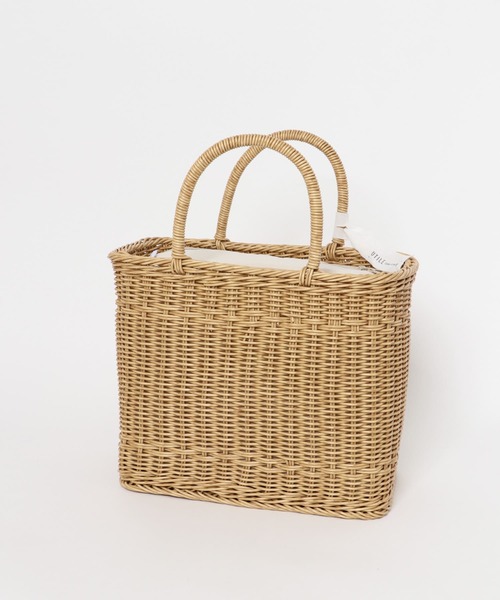 URBAN RESEARCH DOORS(アーバンリサーチドアーズ)の「UTILE ピクニッククーラーバッグ L(かごバッグ・レディース・ナチュラル・LARGE)」の7枚目の写真