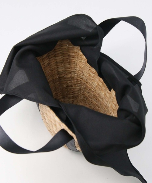 Gready Brilliant（グレディブリリアン）の「ＰＶＣカゴセットバッグ（かごバッグ・レディース・ブラック・FREE）」の9枚目の写真