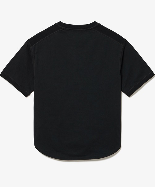 ラコステラウンドダックテールTシャツホワイト36