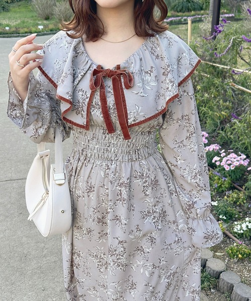 apres jour(アプレジュール)の「フリルデザインワンピース【ZOZOTOWN限定アイテム】(ワンピース・レディース・ブラック系その他/ブラウン系その他/ピンク系その他・X-LARGE/フリー)」の17枚目の写真