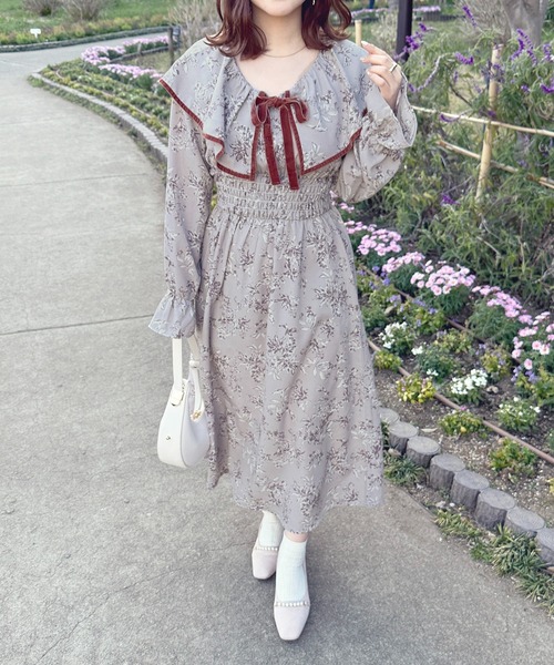 apres jour(アプレジュール)の「フリルデザインワンピース【ZOZOTOWN限定アイテム】(ワンピース・レディース・ブラック系その他/ブラウン系その他/ピンク系その他・X-LARGE/フリー)」の18枚目の写真