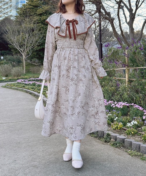 apres jour(アプレジュール)の「フリルデザインワンピース【ZOZOTOWN限定アイテム】(ワンピース・レディース・ブラック系その他/ブラウン系その他/ピンク系その他・X-LARGE/フリー)」の19枚目の写真