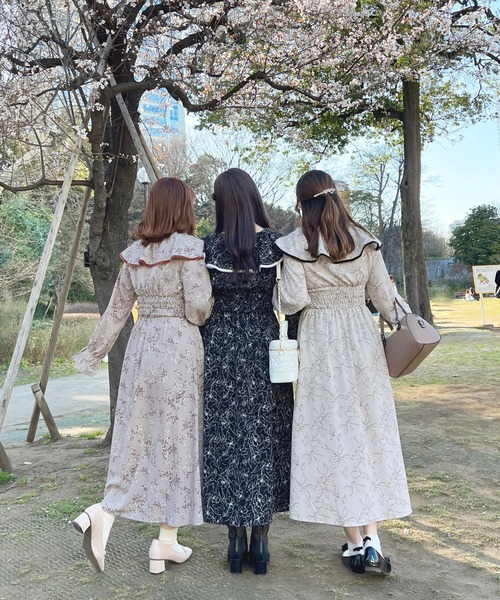 セール】フリルデザインワンピース【ZOZOTOWN限定アイテム