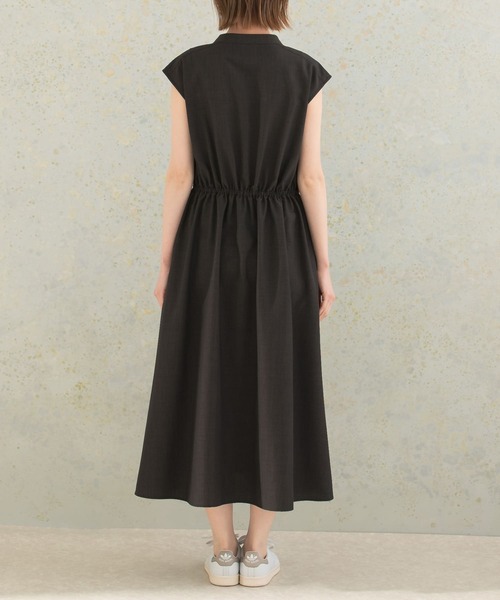 URBAN RESEARCH ROSSO WOMEN（アーバンリサーチ　ロッソ）の「ウォッシャブルシャツワンピース（シャツワンピース・レディース・オレンジ/ストライプ/チャコールグレー・FREE）」の22枚目の写真