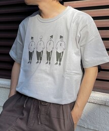 BARNS OUTFITTERS | 【BARNS OUTFITTERS】別注タフネックTシャツ LIFE(Tシャツ/カットソー)