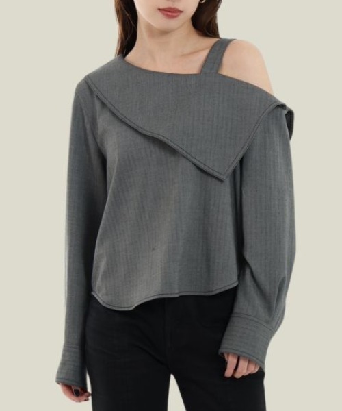One shoulder blouse