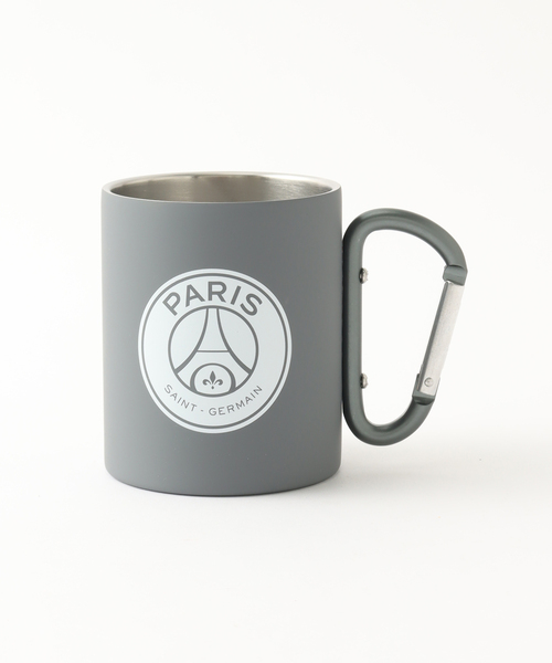 PARIS SAINT-GERMAIN（パリサンジェルマン）の「【Paris Saint-Germain / パリ・サン＝ジェルマン】 JAPAN CARABINER MUG RUBBER（その他小物・メンズ・ブラック/ライトグレー・FREE）」の2枚目の写真