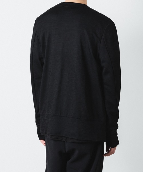 ATTACHMENT(アタッチメント)の「WO/NY スムース カーディガン / WO/NY SMOOTH CARDIGAN(カーディガン/ボレロ・メンズ・ブラック/グレー/ダークブラウン・1/2/3/4)」の10枚目の写真