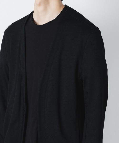 ATTACHMENT(アタッチメント)の「WO/NY スムース カーディガン / WO/NY SMOOTH CARDIGAN(カーディガン/ボレロ・メンズ・ブラック/グレー/ダークブラウン・1/2/3/4)」の11枚目の写真