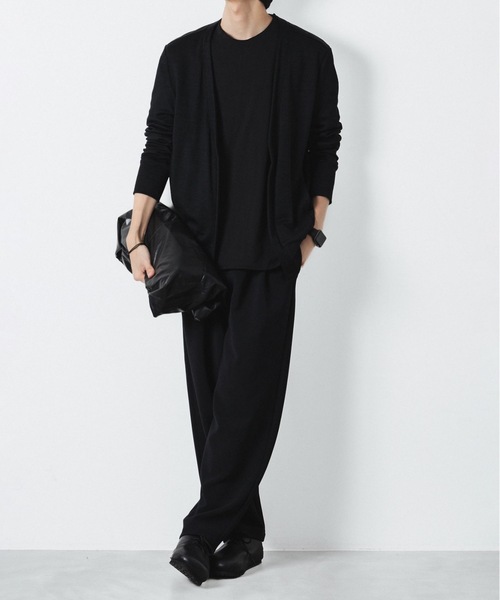 ATTACHMENT(アタッチメント)の「WO/NY スムース カーディガン / WO/NY SMOOTH CARDIGAN(カーディガン/ボレロ・メンズ・ブラック/グレー/ダークブラウン・1/2/3/4)」の14枚目の写真