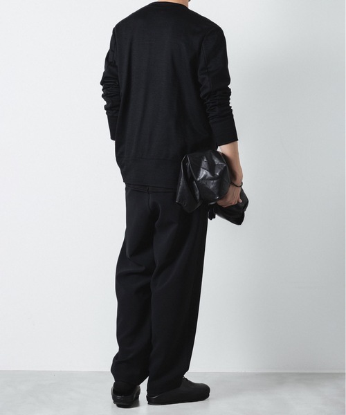 ATTACHMENT(アタッチメント)の「WO/NY スムース カーディガン / WO/NY SMOOTH CARDIGAN(カーディガン/ボレロ・メンズ・ブラック/グレー/ダークブラウン・1/2/3/4)」の15枚目の写真