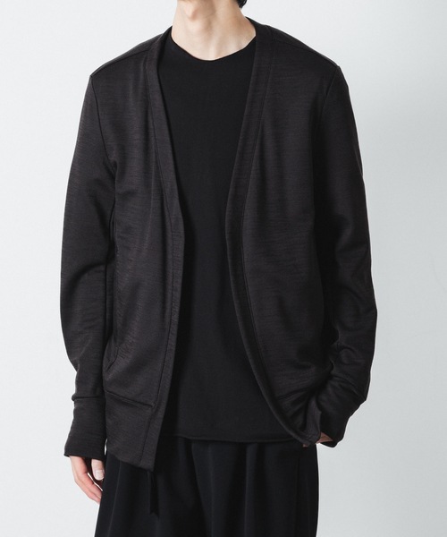 ATTACHMENT(アタッチメント)の「WO/NY スムース カーディガン / WO/NY SMOOTH CARDIGAN(カーディガン/ボレロ・メンズ・ブラック/グレー/ダークブラウン・1/2/3/4)」の16枚目の写真
