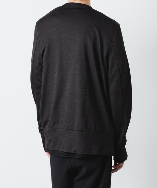 ATTACHMENT(アタッチメント)の「WO/NY スムース カーディガン / WO/NY SMOOTH CARDIGAN(カーディガン/ボレロ・メンズ・ブラック/グレー/ダークブラウン・1/2/3/4)」の18枚目の写真