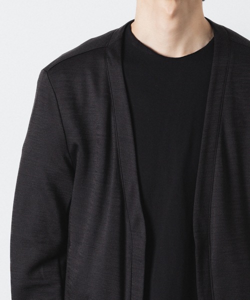 ATTACHMENT(アタッチメント)の「WO/NY スムース カーディガン / WO/NY SMOOTH CARDIGAN(カーディガン/ボレロ・メンズ・ブラック/グレー/ダークブラウン・1/2/3/4)」の20枚目の写真