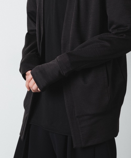 ATTACHMENT(アタッチメント)の「WO/NY スムース カーディガン / WO/NY SMOOTH CARDIGAN(カーディガン/ボレロ・メンズ・ブラック/グレー/ダークブラウン・1/2/3/4)」の21枚目の写真