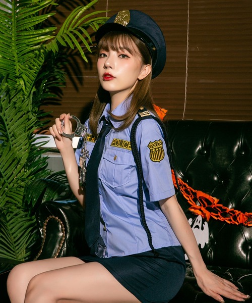 Brightlele(ブライトララ)の「「 ミニスカートポリス 」 ハロウィン コスプレ ポリス 仮装 大人 女性 可愛い ハロウィンコスプレ レディース 警察(コスチューム/パーティーグッズ・レディース・その他1/その他3/その他2/その他4・MEDIUM/X-LARGE/LARGE)」の18枚目の写真