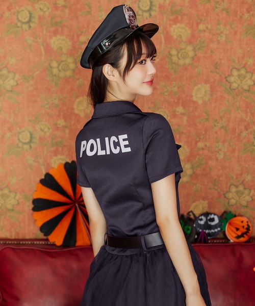 Brightlele(ブライトララ)の「「 ミニスカートポリス 」 ハロウィン コスプレ ポリス 仮装 大人 女性 可愛い ハロウィンコスプレ レディース 警察(コスチューム/パーティーグッズ・レディース・その他1/その他3/その他2/その他4・MEDIUM/X-LARGE/LARGE)」の5枚目の写真