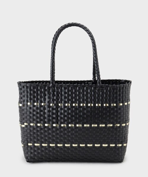 OPAQUE.CLIP（オペークドットクリップ）の「◆メルカドバッグ（トートバッグ・レディース・オフホワイト/ブラック・00）」の6枚目の写真