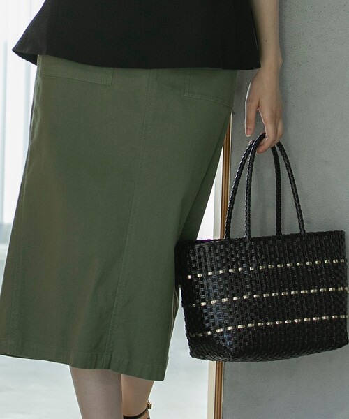 OPAQUE.CLIP（オペークドットクリップ）の「◆メルカドバッグ（トートバッグ・レディース・オフホワイト/ブラック・00）」の17枚目の写真