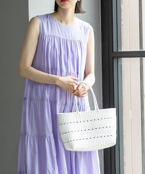 OPAQUE.CLIP（オペークドットクリップ）の「◆メルカドバッグ（トートバッグ・レディース・オフホワイト/ブラック・00）」の20枚目の写真