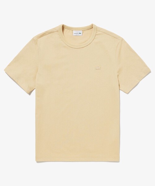 【セール】ヘビーウェイトコットン ワンポイントロゴ シングルジャージ半袖Tシャツ（Tシャツ/カットソー）｜LACOSTE（ラコステ）