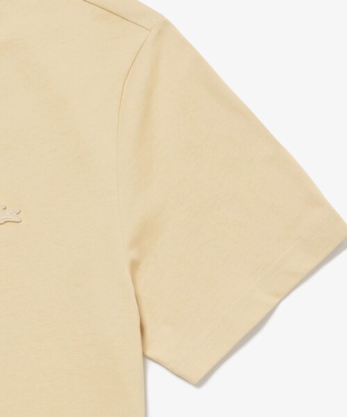【LACOSTE】ヘビーウェイトコットンシングルジャージTシャツ LACOSTE】ヘビーウェイトコットンシングルジャージTシャツ