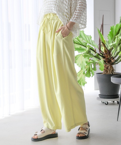 20点セット LEPSIM パンツ リネンブレンドパンツ 116418 レディース