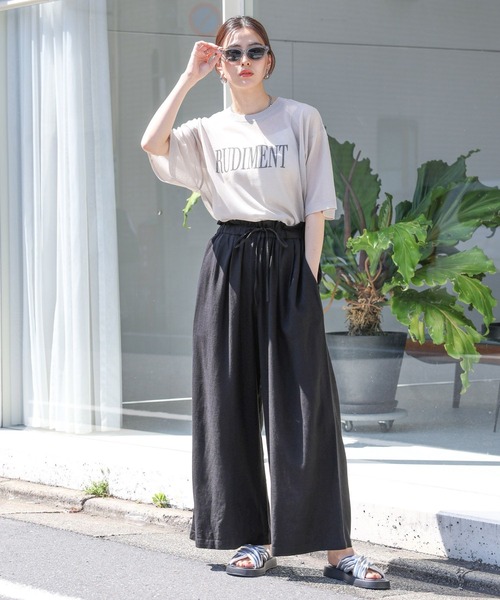 LEPSIM(レプシィム)の「リネンブレンドパンツ 116418(その他パンツ・レディース・ブラック/イエロー/アイボリー・FREE)」の14枚目の写真