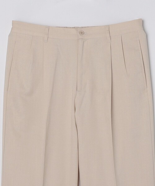 SHIPS（シップス）の「SHIPS: 2タック ワイド テーパード パンツ（その他パンツ・メンズ・チャコールグレー/ブラック/キャメル/ベージュ・SMALL/MEDIUM/LARGE）」の5枚目の写真