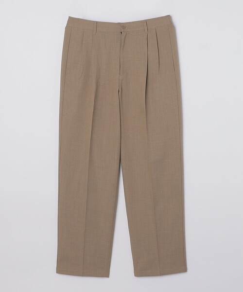 SHIPS（シップス）の「SHIPS: 2タック ワイド テーパード パンツ（その他パンツ・メンズ・チャコールグレー/ブラック/キャメル/ベージュ・SMALL/MEDIUM/LARGE）」の20枚目の写真