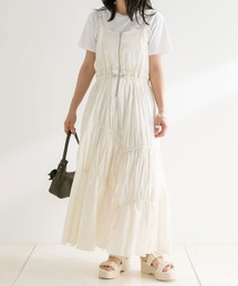 OLIVE des OLIVE | フロントZIPキャミワンピ　1041090190(ワンピース)