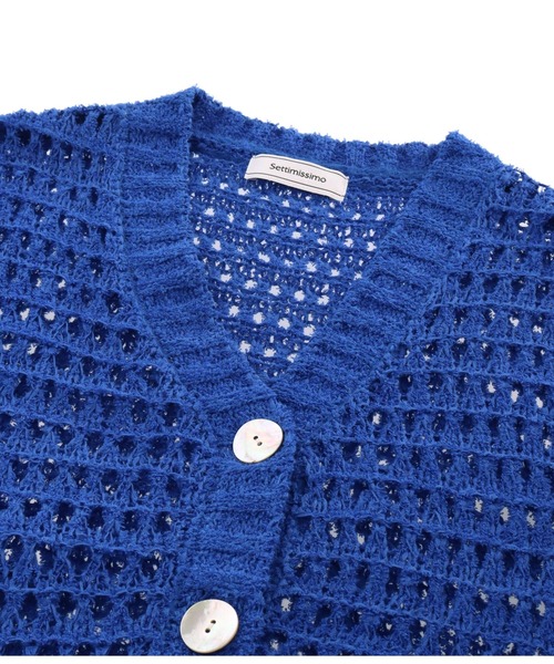 Settimissimo（セッティミッシモ）の「メッシュ ショート丈 ジレ ベスト（ベスト・レディース・ブラック/ブルー・FREE）」の21枚目の写真