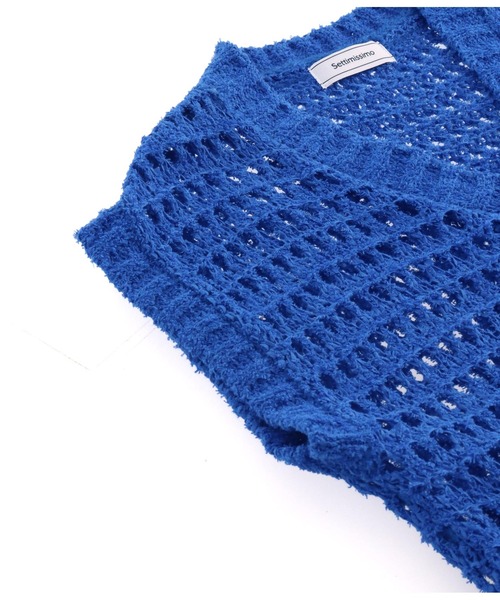 Settimissimo（セッティミッシモ）の「メッシュ ショート丈 ジレ ベスト（ベスト・レディース・ブラック/ブルー・FREE）」の22枚目の写真