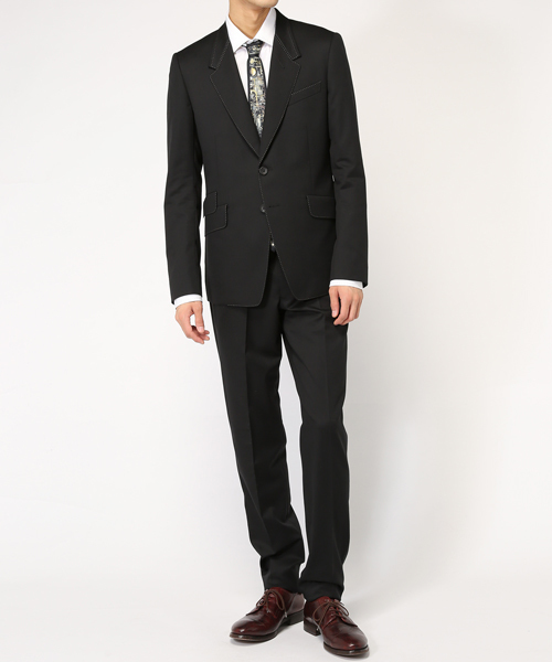 Paul Smith Collection ポールスミスコレクション の Wool Gabardine Design Suit 254016 250 セットアップ Wear