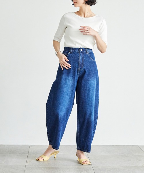 room306 CONTEMPORARY / Curve Black Denim Pants