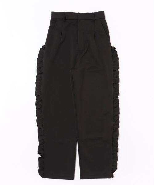 セール】side frill whip pants / サイドフリルホイップパンツ