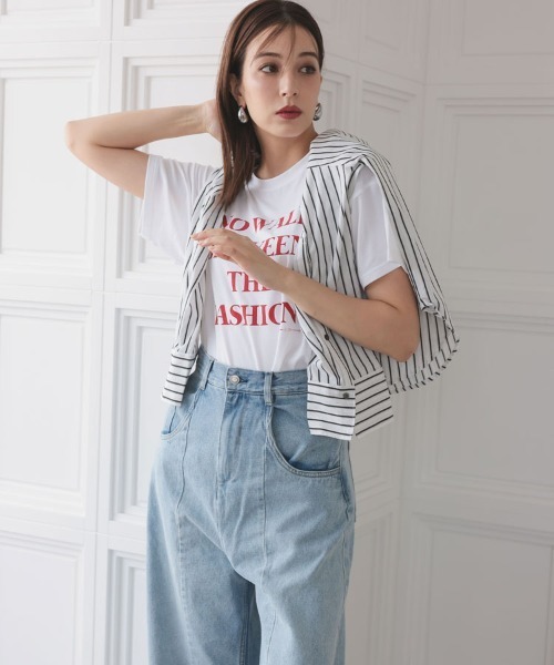 DONOBAN（ドノバン）の「【pufe】ストライプオーバーシャツ（シャツ/ブラウス・レディース・ホワイト/ブラック・ONE）」の15枚目の写真