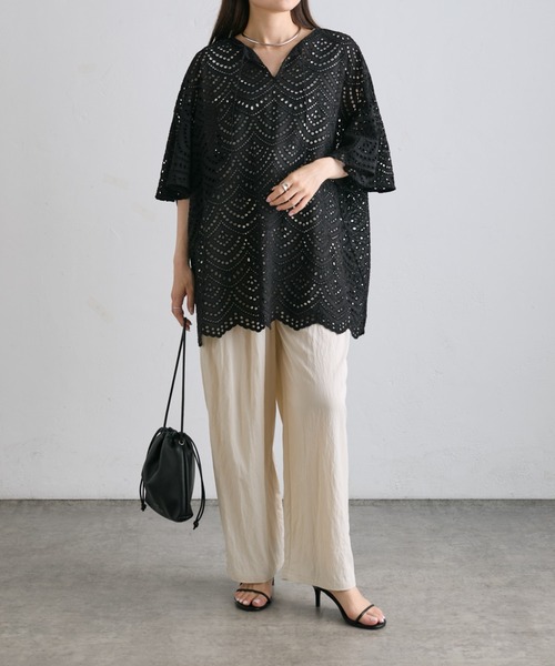 PUAL CE CIN(ピュアルセシン)の「巾着バッグ(ショルダーバッグ・レディース・ブラック/シルバー・FREE)」の15枚目の写真