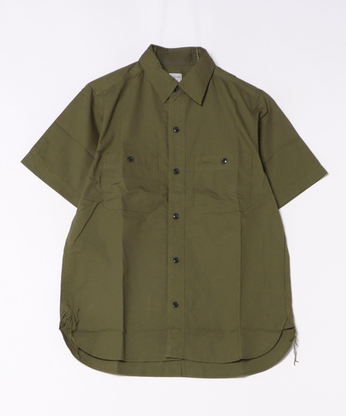HOUSTON】OXFORD S/S WORK SHIRT（シャツ/ブラウス）｜HOUSTON