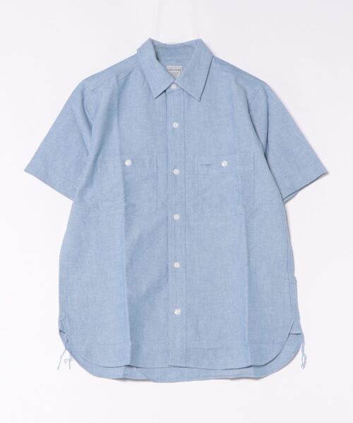 HOUSTON】OXFORD S/S WORK SHIRT（シャツ/ブラウス）｜HOUSTON